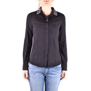 Jacob Cohen Embellished Collar Button Shirt Women black Shirts